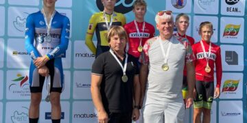 Panevėžio sporto centro dviratininkai užėmė prizines vietas