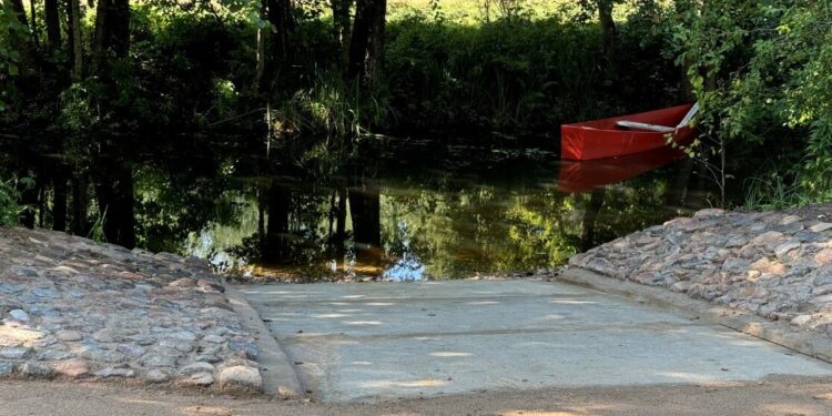 Pirmoji vandens transporto priemonių nuleidimo vieta Švenčionių rajone