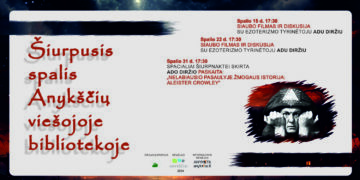 Šiurpusis spalis Anykščių viešojoje bibliotekoje