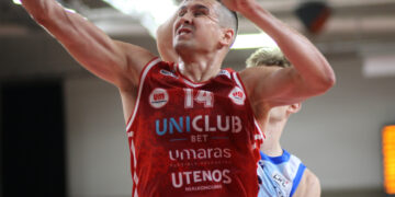 Uteniškiai išrašė „CBet“ pirmą pralaimėjimą Citadele KMT turnyre