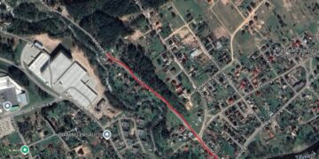 Kelių darbai Pabradės mieste