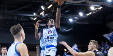 Kėdainiuose puolimo potencialą parodžiusi „CBet“ pasiekė trečią pergalę paeiliui