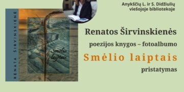 Anykščiuose: R. Širvinskienės knygos „Smėlio laiptais“ pristatymas