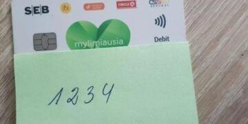 Nelengvinkite gyvenimo ilgapirščiams –  banko kortelės nesinešiokite kartu PIN kodu