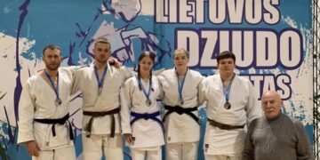 Lietuvos dziudo čempionate užimtos prizinės vietos