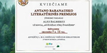 A. Baranausko premijos įteikimo šventė