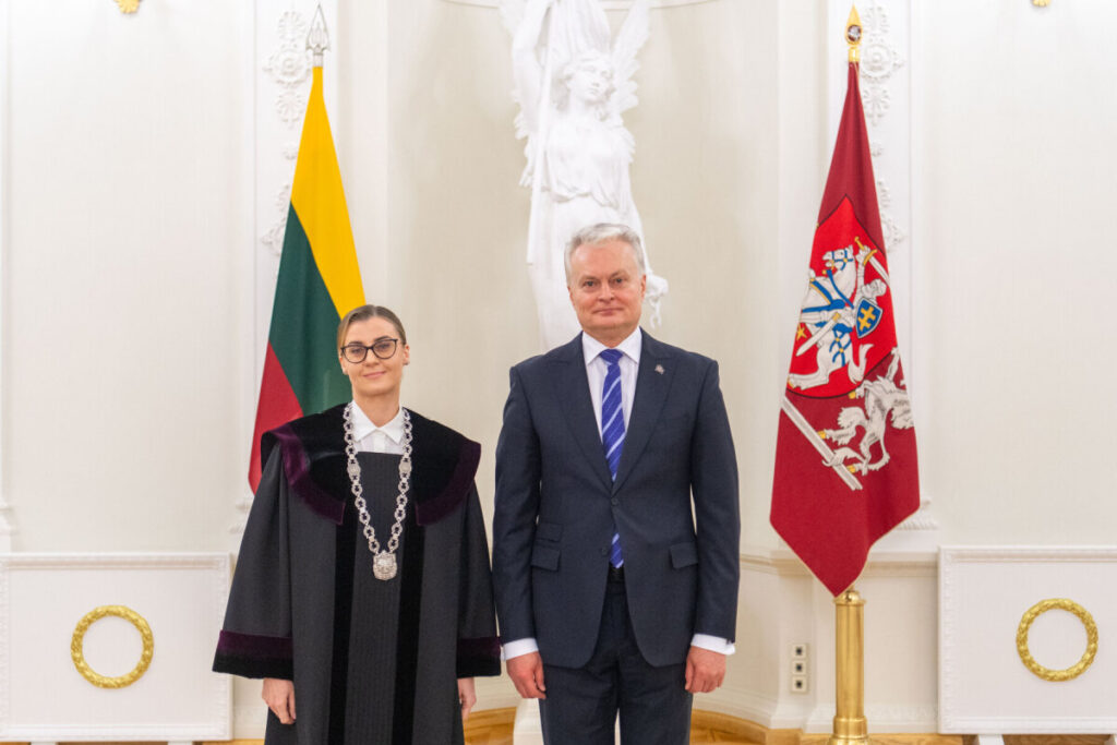 Prisiekė nauja Panevėžio apylinkės teismo teisėja