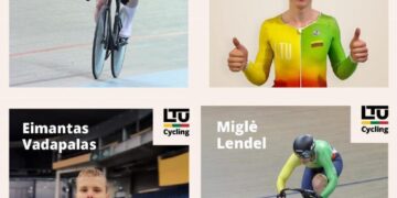 Panevėžio sporto centro dviratininkai su šalies rinktine dalyvaus Europos dviračių treko čempionate