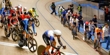 Dviratininkai dalyvavo Europos treko čempionate