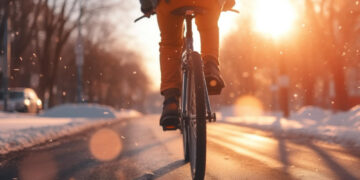 Ant dviračio – ištisus metus: kokių taisyklių negalima pamiršti žiemą