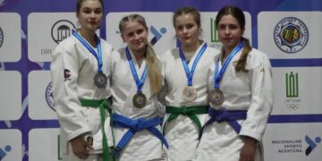 Panevėžio sporto centro ugdytiniai sužibėjo Lietuvos dziudo čempionate