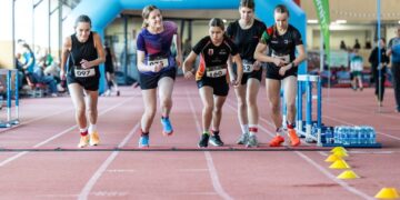 Panevėžio sporto centro ugdytinės – žiemos akvatlono taurės prizininkės