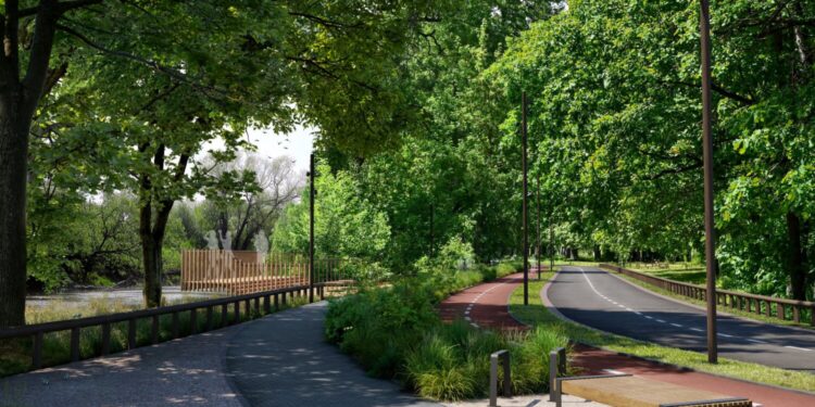 Panevėžio Berčiūnų miško parko atgaivinimo konkursas - visuomenei pristatomi du architektūriniai projektai