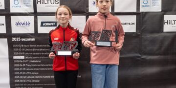 Lietuvos pavasario akvatlono čempionate panevėžiečiai užėmė prizines vietas