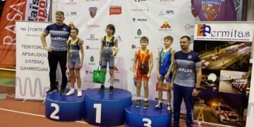 Iš Lietuvos U15 imtynių čempionato parvežtas sidabras ir bronza