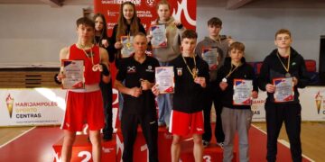 Boksininkai triumfavo Lietuvos didžiųjų miestų čempionate