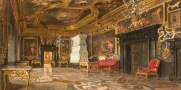 Iš barokinės Ukrainos rezidencijos – Pidhircių rūmų – atvežta šimtmečius aristokratų kaupta meno kūrinių kolekcija