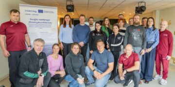 Panevėžio sporto centro treneriai dalyvauja tarptautiniame projekte „Saugūs vandenyje“