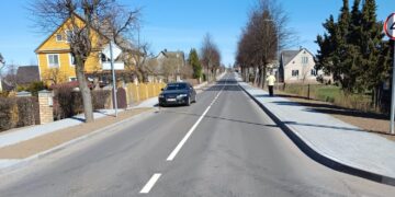 Baigti Juozo Gruodžio gatvės Zarasų mieste kapitalinio remonto darbai