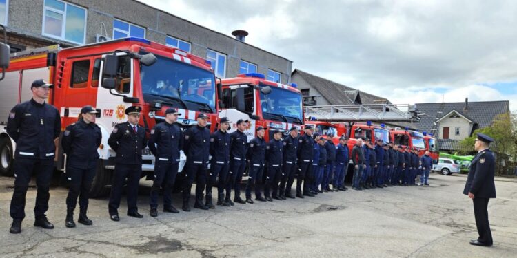 Rokiškio ugniagesiai paminėjo Šv. Florijono dieną
