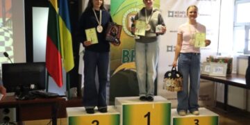 Panevėžio sporto centro ugdytiniai sužibėjo šachmatų fiestoje