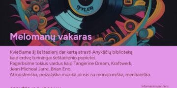 Melomanų vakaras Anykščių bibliotekoje – ankstyvoji elektroninė muzika