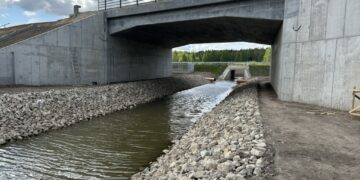 Pro specialią geležinkelio pralaidą jau sėkmingai juda laukiniai gyvūnai