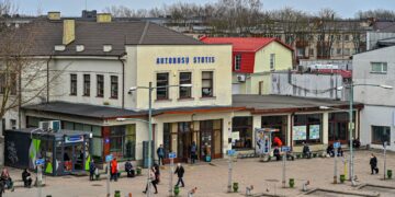 Bus atnaujintos senosios Panevėžio autobusų stoties prieigos