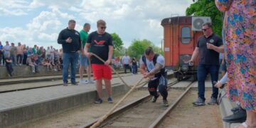 Ant „Siauruko“ geležinkelio – įspūdingas renginys