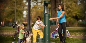 Zarasuose įrengtas lauko geriamojo vandens fontanėlis