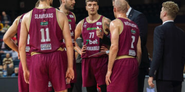 Charakterį rodę uteniškiai nesutrukdė M.Rubštavičiaus vedamam „7bet-Lietkabeliui“ pasiekti svarbią pergalę