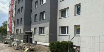 Ignalinoje sparčiai renovuojami daugiabučiai