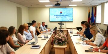 Ukmergėje su komanda lankėsi Socialinės apsaugos ir darbo viceministrė