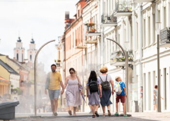 Kauniečių ir miesto svečių atsivėsinimui – keturios vandens dulksnų stotelės