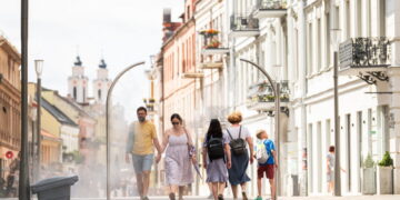 Kauniečių ir miesto svečių atsivėsinimui – keturios vandens dulksnų stotelės