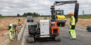 Kauno rajone vyksta statybos darbai, tvarkomos gatvės, parkai