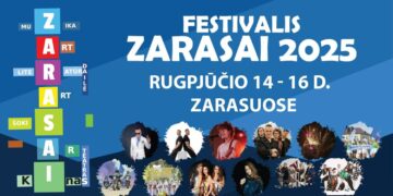 Rugpjūčio 14–16 dienomis Zarasai kviečia į spalvingą šventę