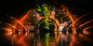 Senvagėje atnaujinamas fontano projekcijų šou