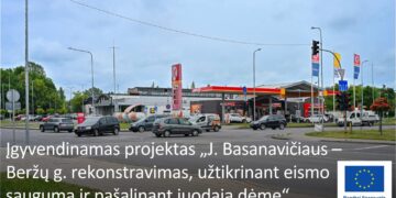 Panevėžyje bus rekonstruota J. Basanavičiaus-Beržų gatvių sankryža