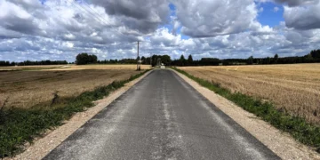 Sutvarkytas kelias vedantis į Didžiosios Kovos apygardos partizanų parką