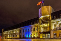 Panevėžys sveikina Ukrainą su Nepriklausomybės diena