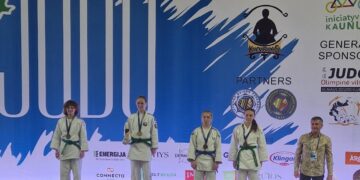 Iš tarptautinio dziudo turnyro Panevėžio sporto centro ugdytiniai parvežė auksą ir sidabrą