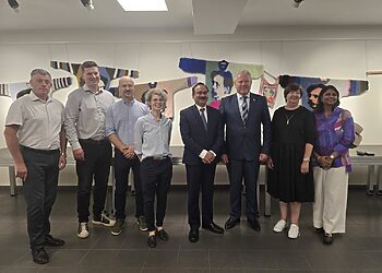 Anykščiuose lankėsi Indijos Respublikos ambasadorius Lietuvoje