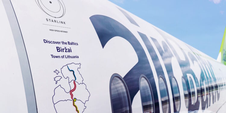 Lėktuvas Biržai | AirBaltic nuotr.
