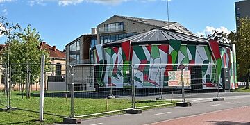 Panevėžyje, prie Senvagės pradedamas statyti modernus viešasis tualetas