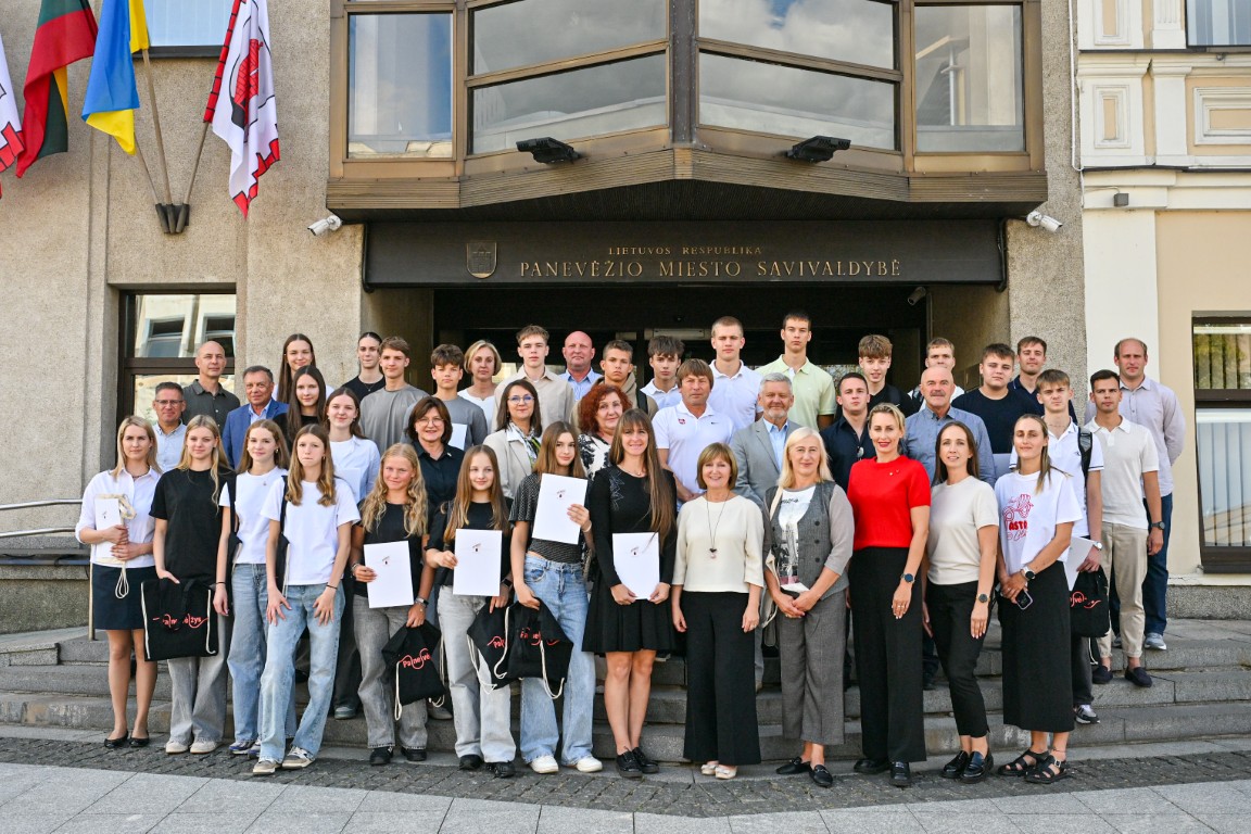 Pagerbti tarptautinėse varžybose pasižymėję sportininkai