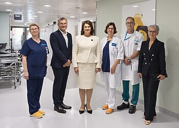 Pirmoji ponia lankėsi Helsinkio Naujojoje vaikų ligoninėje