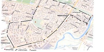Eismo ribojimai Kėdainių miesto šventės metu