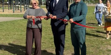 Švenčionių Zigmo Žemaičio gimnazijos iniciatyva atidaryta nauja lauko tinklinio aikštelė