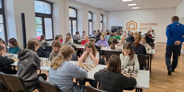 Vilniuje vyko Lietuvos jaunių U14 bei M14 komandiniai žaibo ir greitųjų šachmatų čempionatai